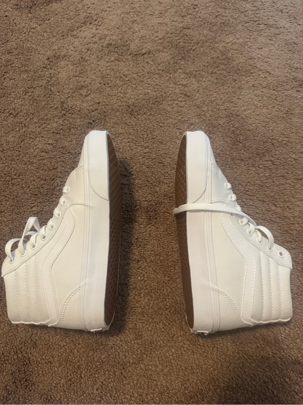 Vans Sk8-Hi High Top Sneakers - White - Picture 3 of 6
